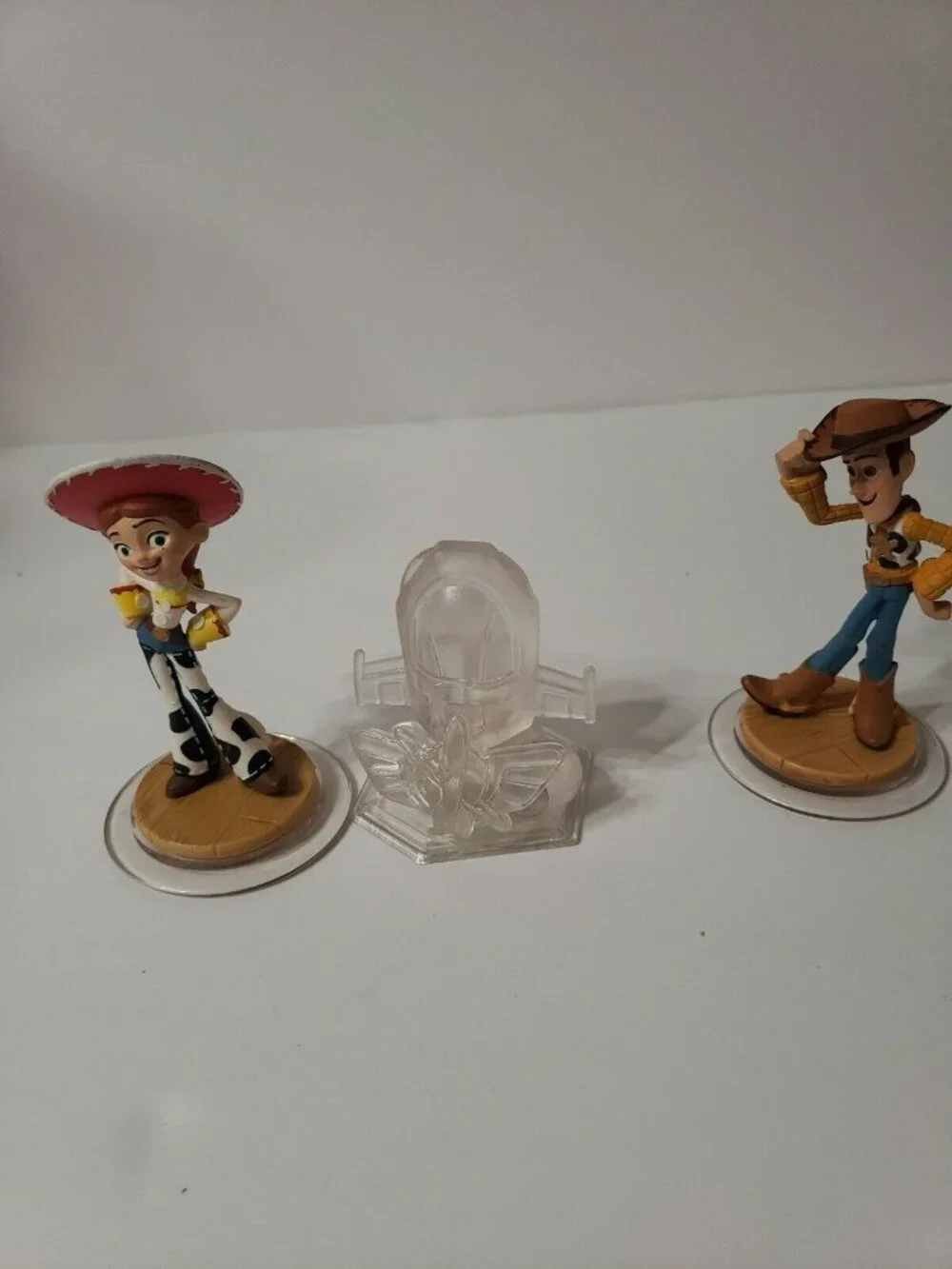 DISNEY INFINITY Toy Story Woody Jessie and Crystal Ship Game LOT